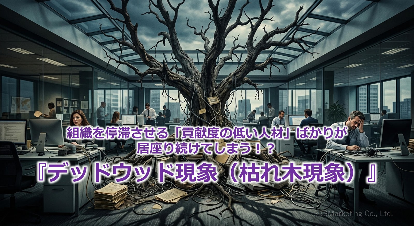396_組織を停滞させる「貢献度の低い人材」ばかりが居座り続けてしまう！？『デッドウッド現象（枯れ木現象）』