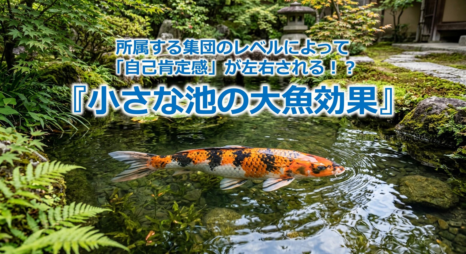 402_所属する集団のレベルによって「自己肯定感」が左右される！？『小さな池の大魚効果』