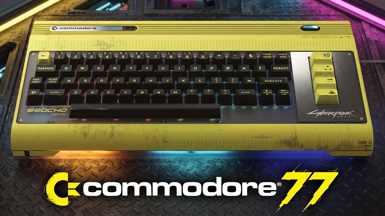 Commodore 64 Ultimate Cyberpunk 2077 Breadbin Edition